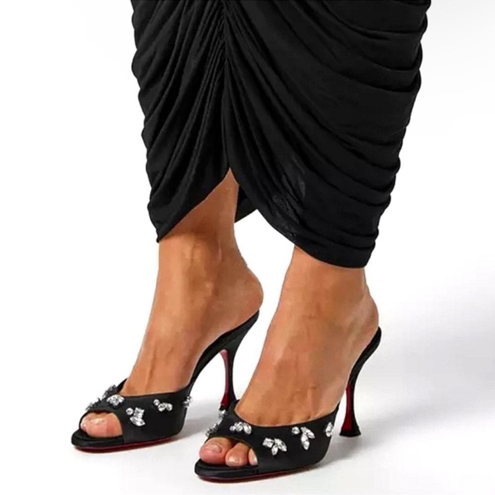 Christian Louboutin Black DEGRAQUEEN Heels